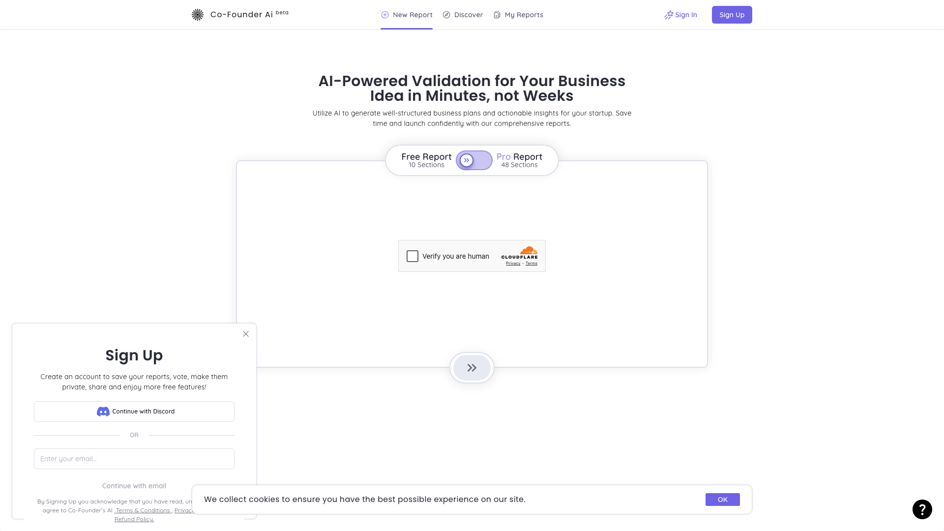 Startup Idea Ai-Validation