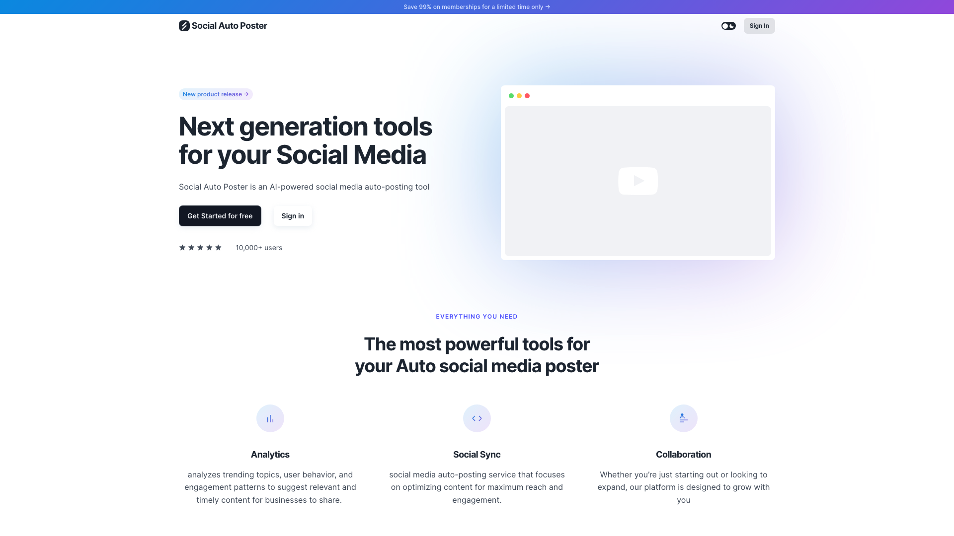 Social Auto Poster